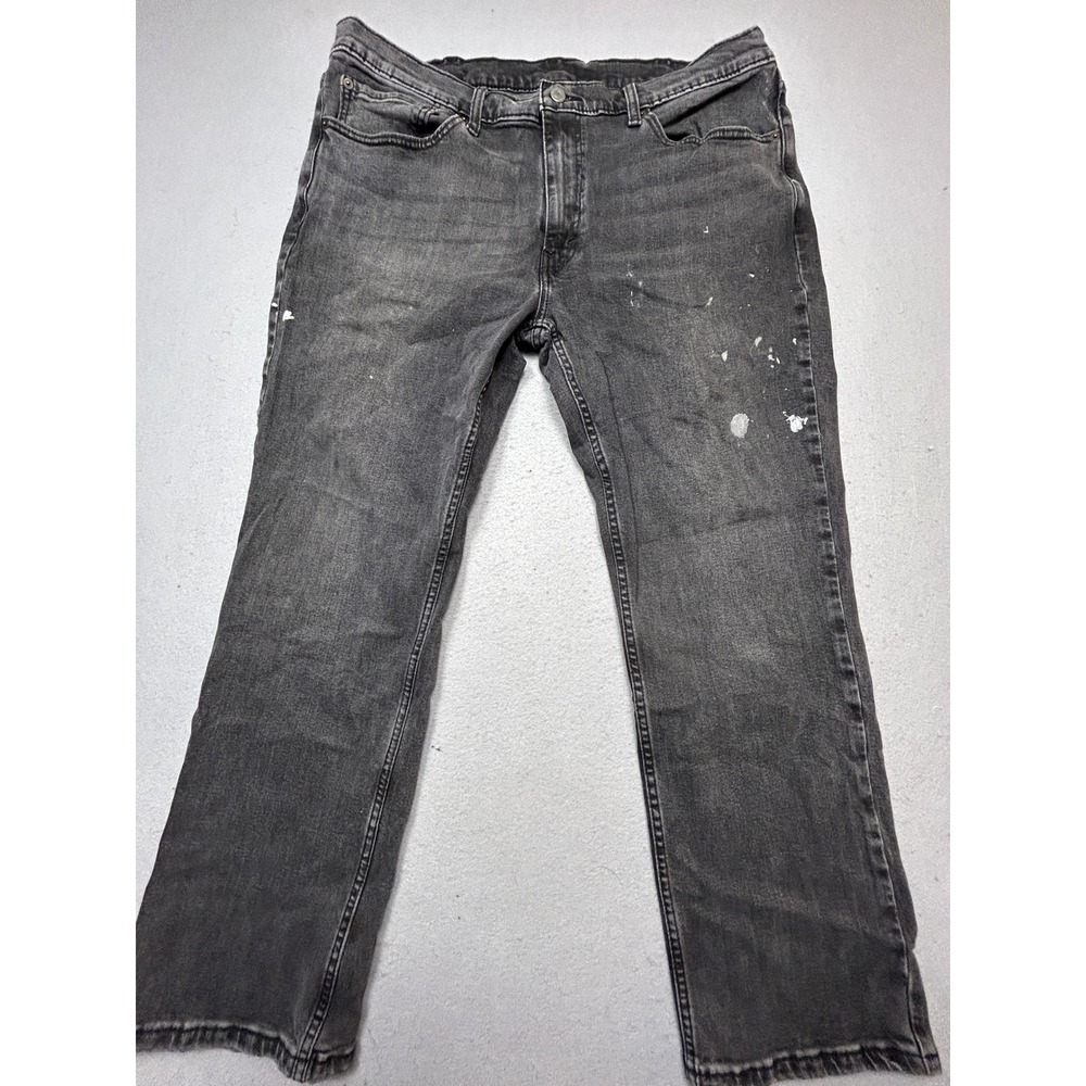 Levi's 514 Straight Fit Denim Faded Black 38x30 Mens